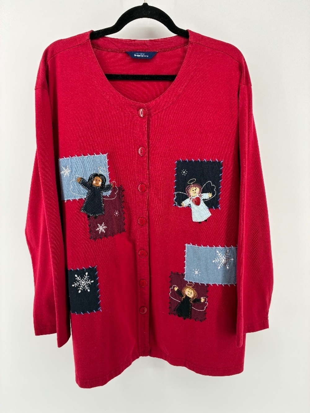 Penningtons Vibrant Red Angel Cardigan